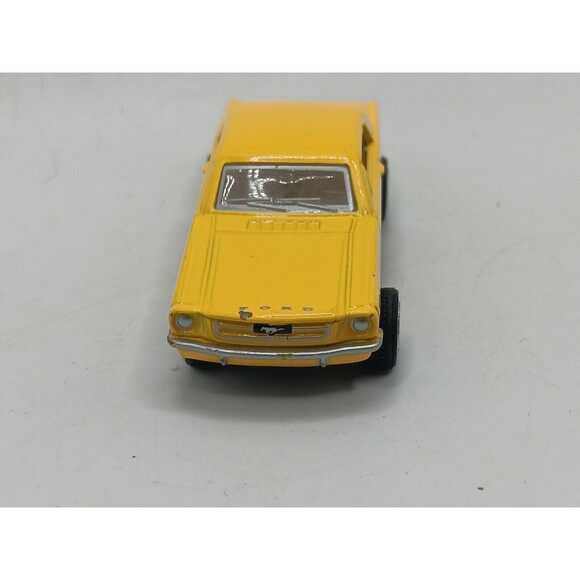 5/$25 1964 1/2 Yellow Ford Mustang Kinsmart 1:72 Pullback Toy Car - Picture 4 of 5